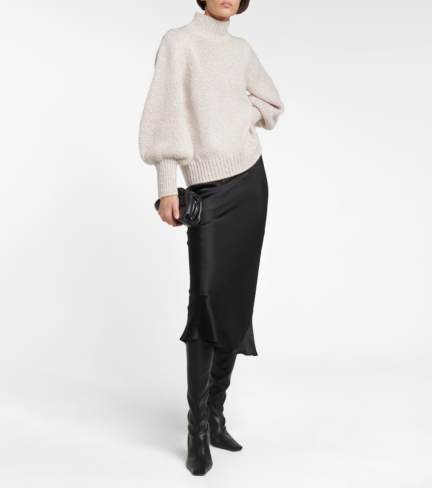 Luxury Volumes cashmere and wool sweater