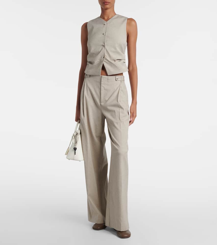 Leone draped vest