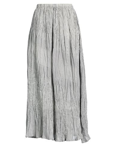 Woman Maxi skirt Charcoal Size M Cupro
