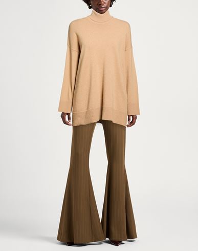 Woman Turtleneck Camel Size M Polyamide, Wool, Viscose, Cashmere, Elastane