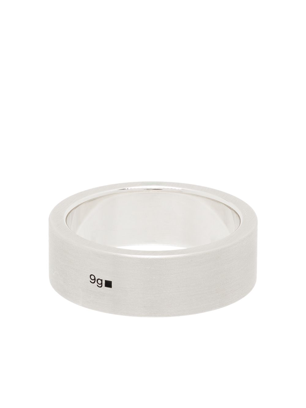 La 9g brushed ribbon ring - Silver