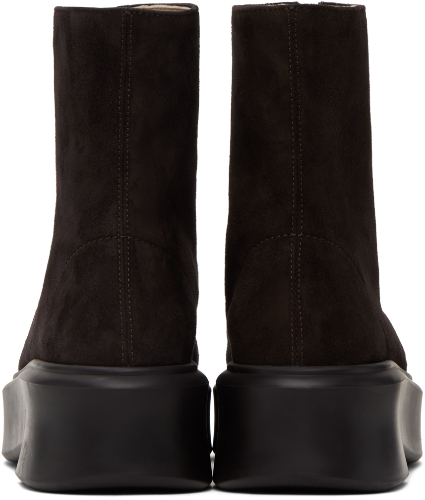 The Row Brown Zipped I Boots