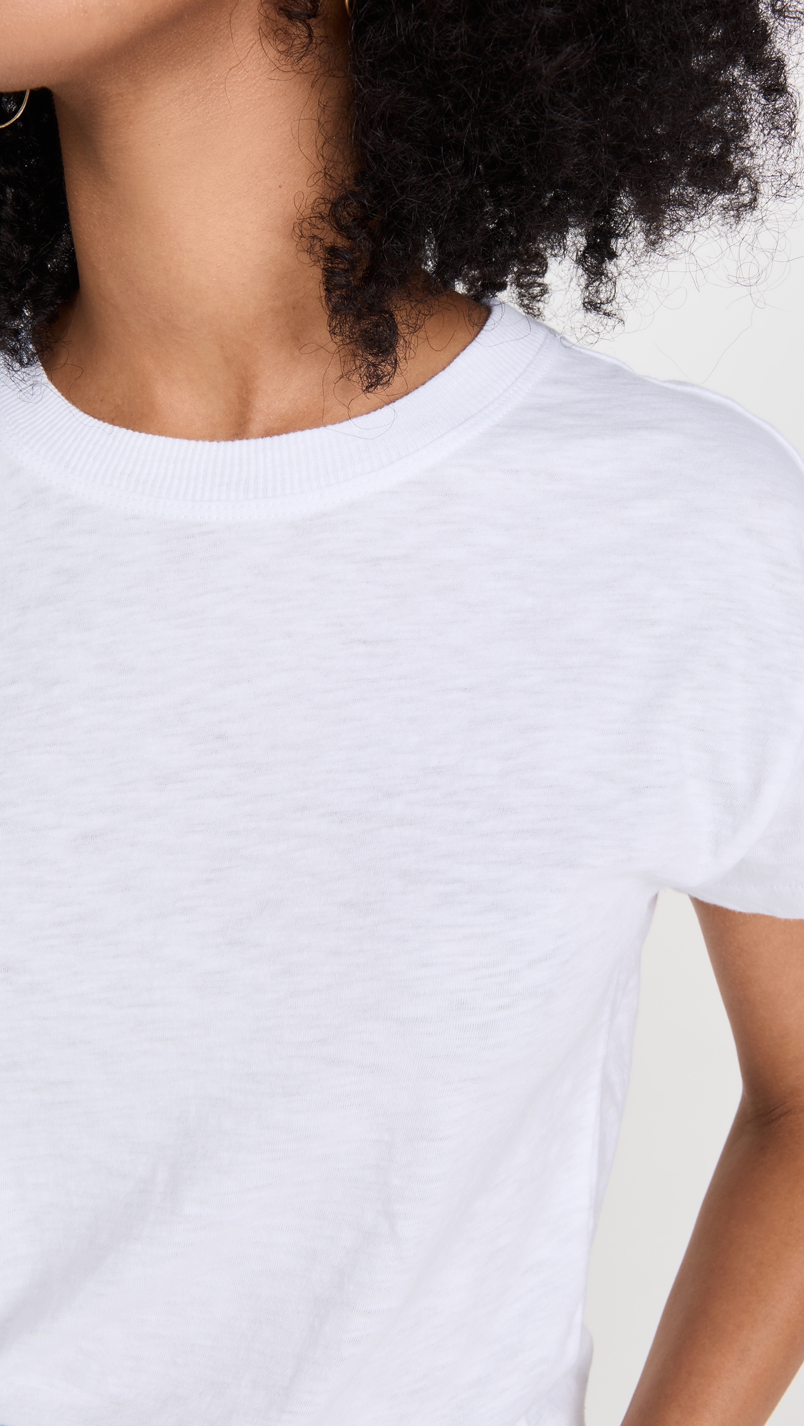 Modern Slub Tee White