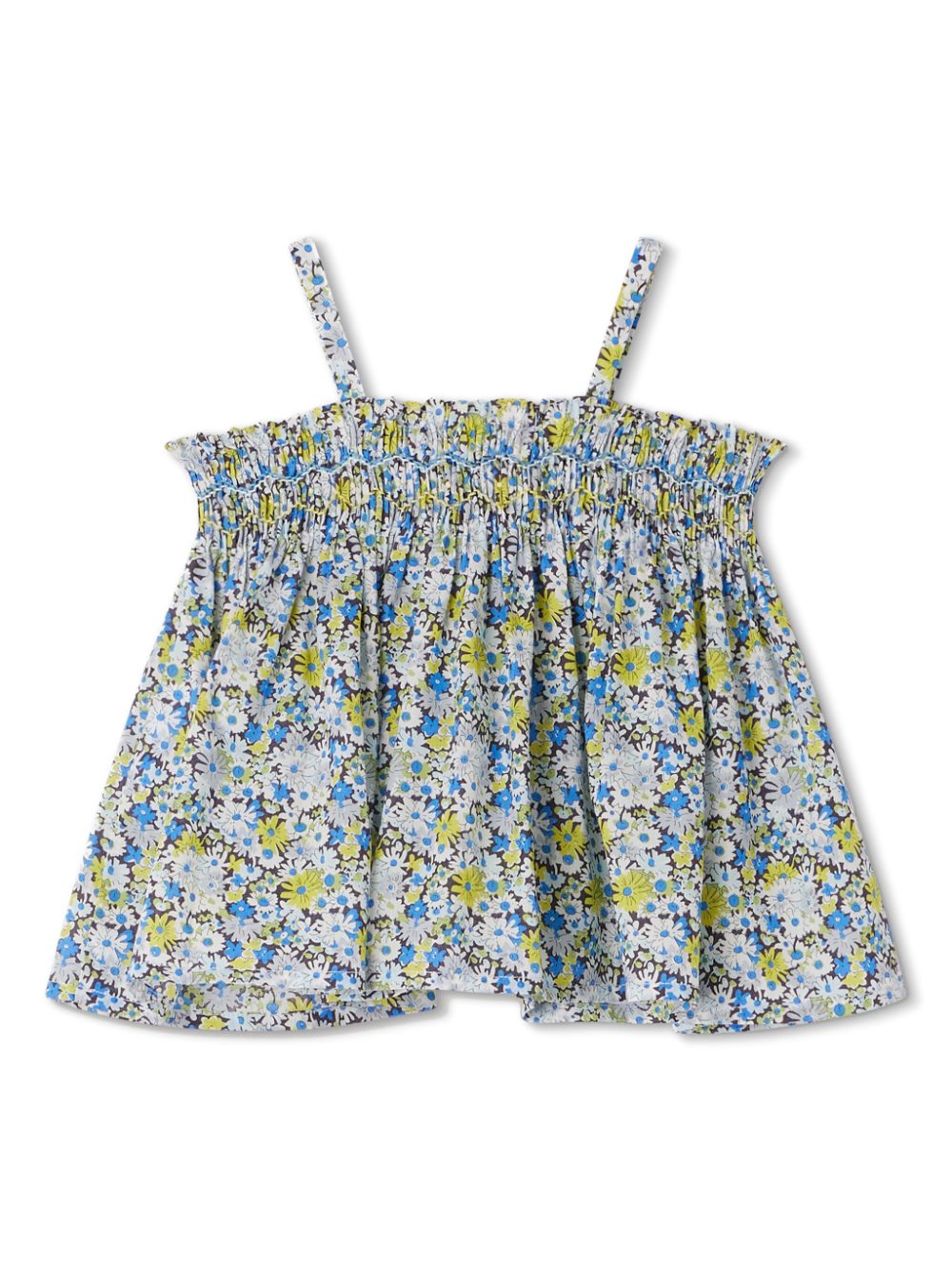 Abricot floral-print blouse - Blue