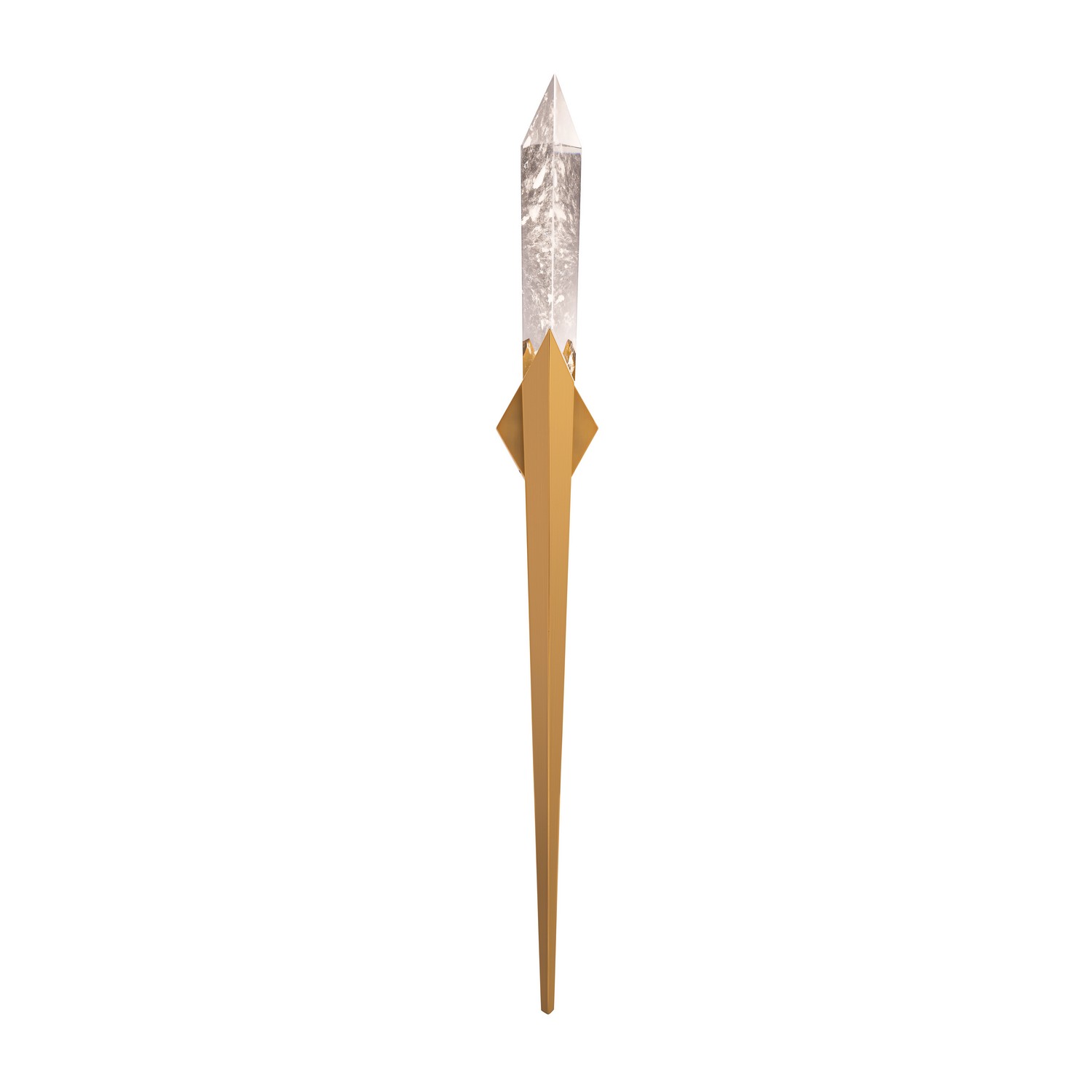 Aged Brass LED Wall Sconce from the Solitude Collection