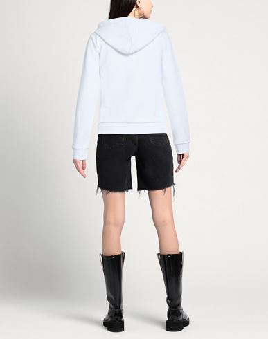 Woman Sweatshirt White Size L Cotton