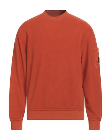 C. p. Company Man Sweatshirt Rust Size 3XL Cotton