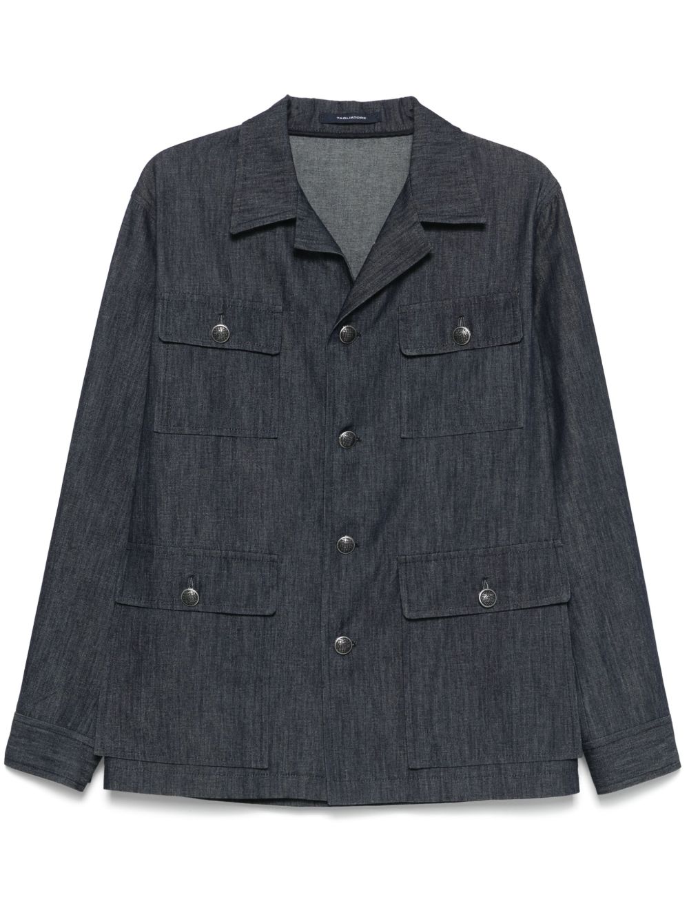Cotton shirt jacket - Blue