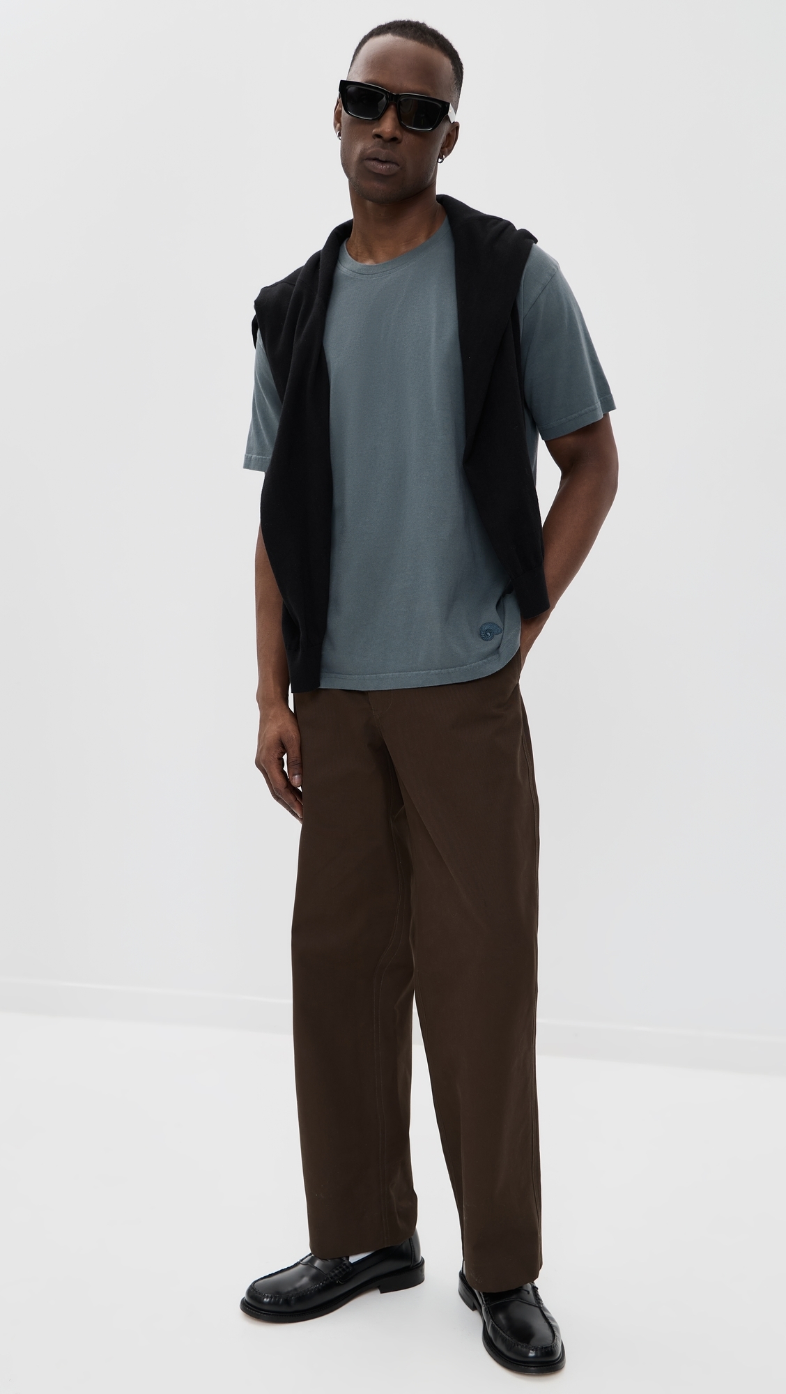 Crew T-Shirt Slate Blue