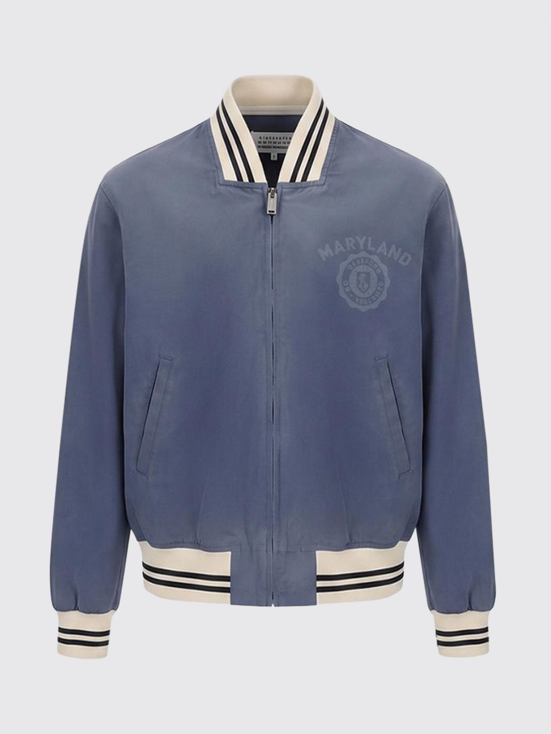 Coat Men color Blue