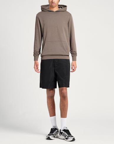 Man Sweatshirt Brown Size L Cotton