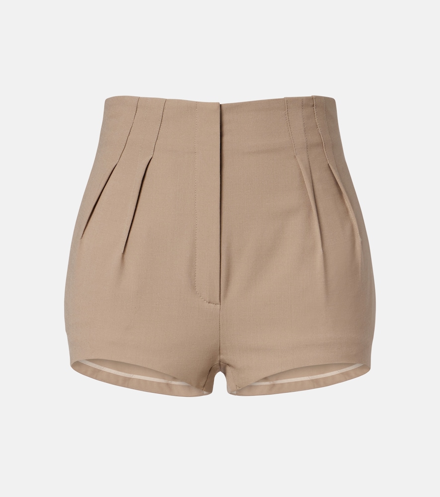 Pleated shorts