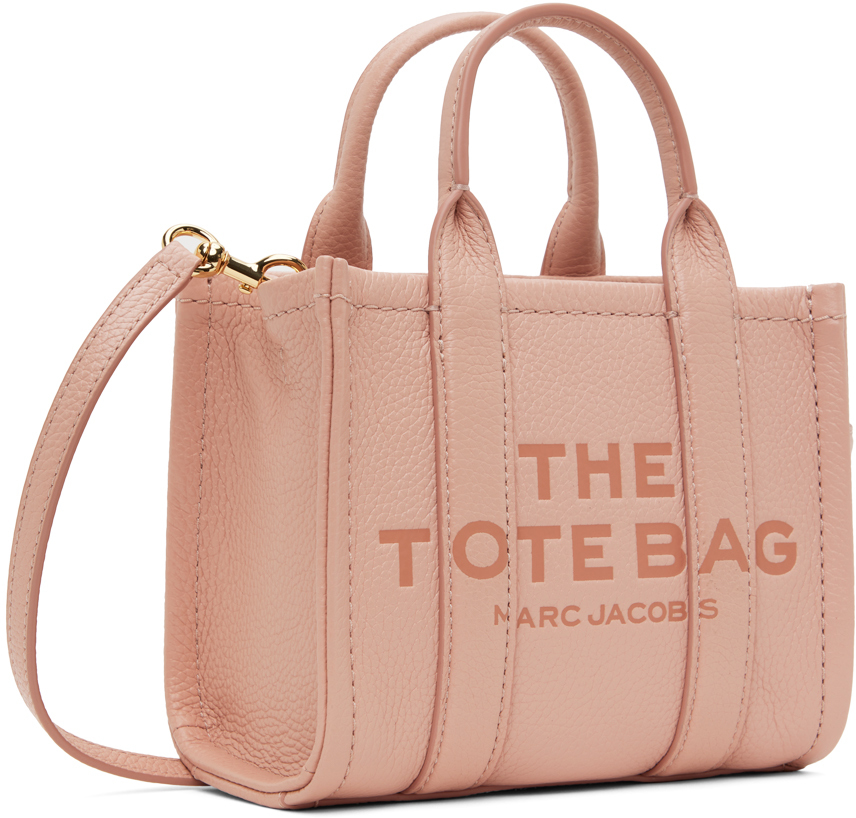 Marc Jacobs Pink 'The Leather Mini Tote Bag' Tote