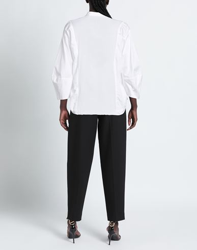 Woman Shirt White Size L Cotton, Rubber