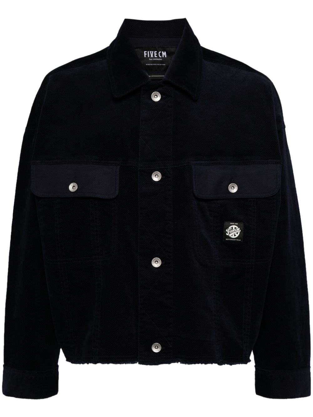 Corduroy button-up jacket - Blue