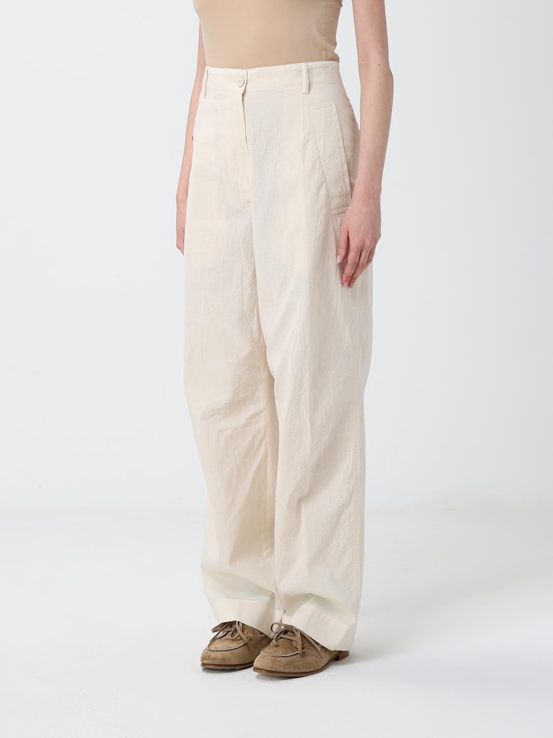 Pants Woman color Ecru