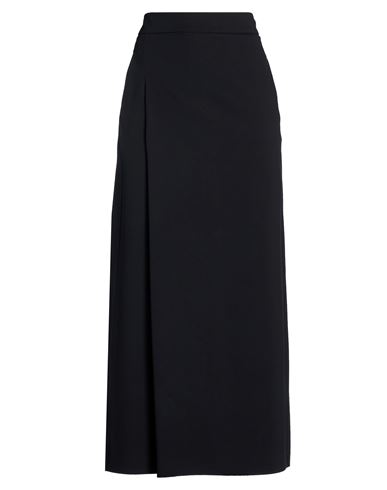 Woman Maxi skirt Midnight blue Size S Cotton, Elastomultiester, Elastane