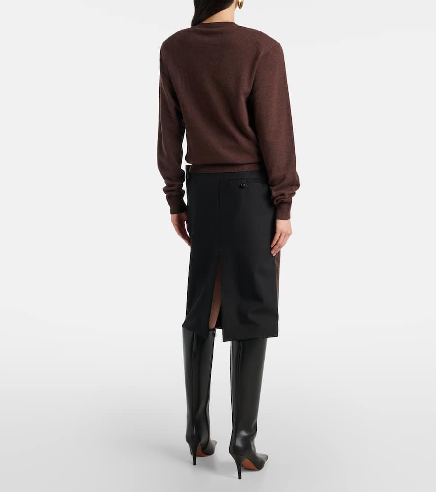Cashmere and wool sweater