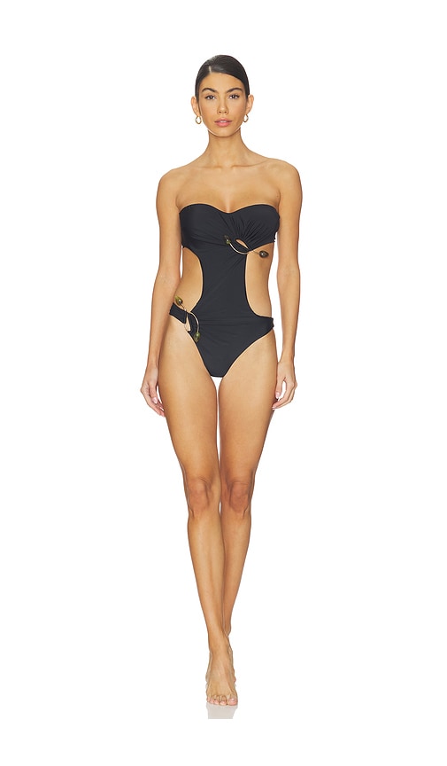 Bardot Tyra Strapless One Piece in Black. - M also in