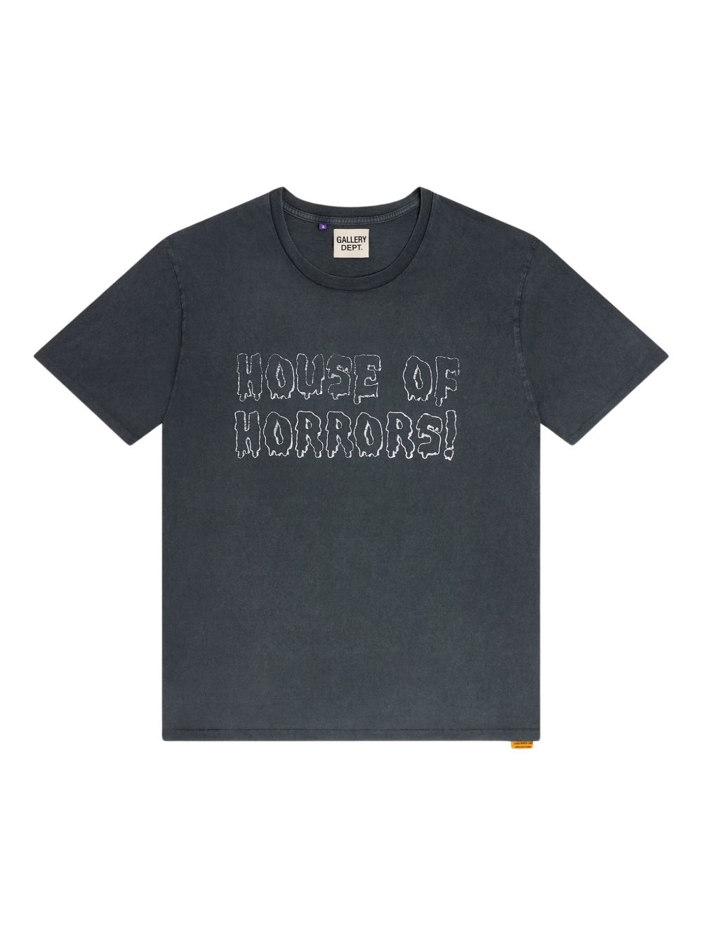 Slogan-print T-shirt - Black