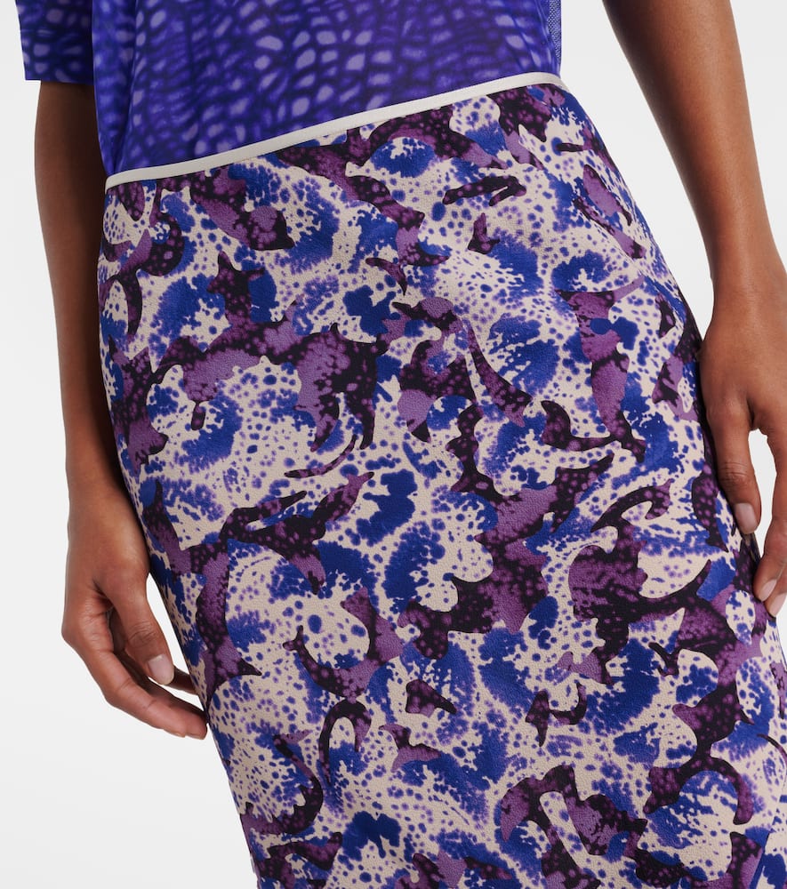 Floral pencil skirt
