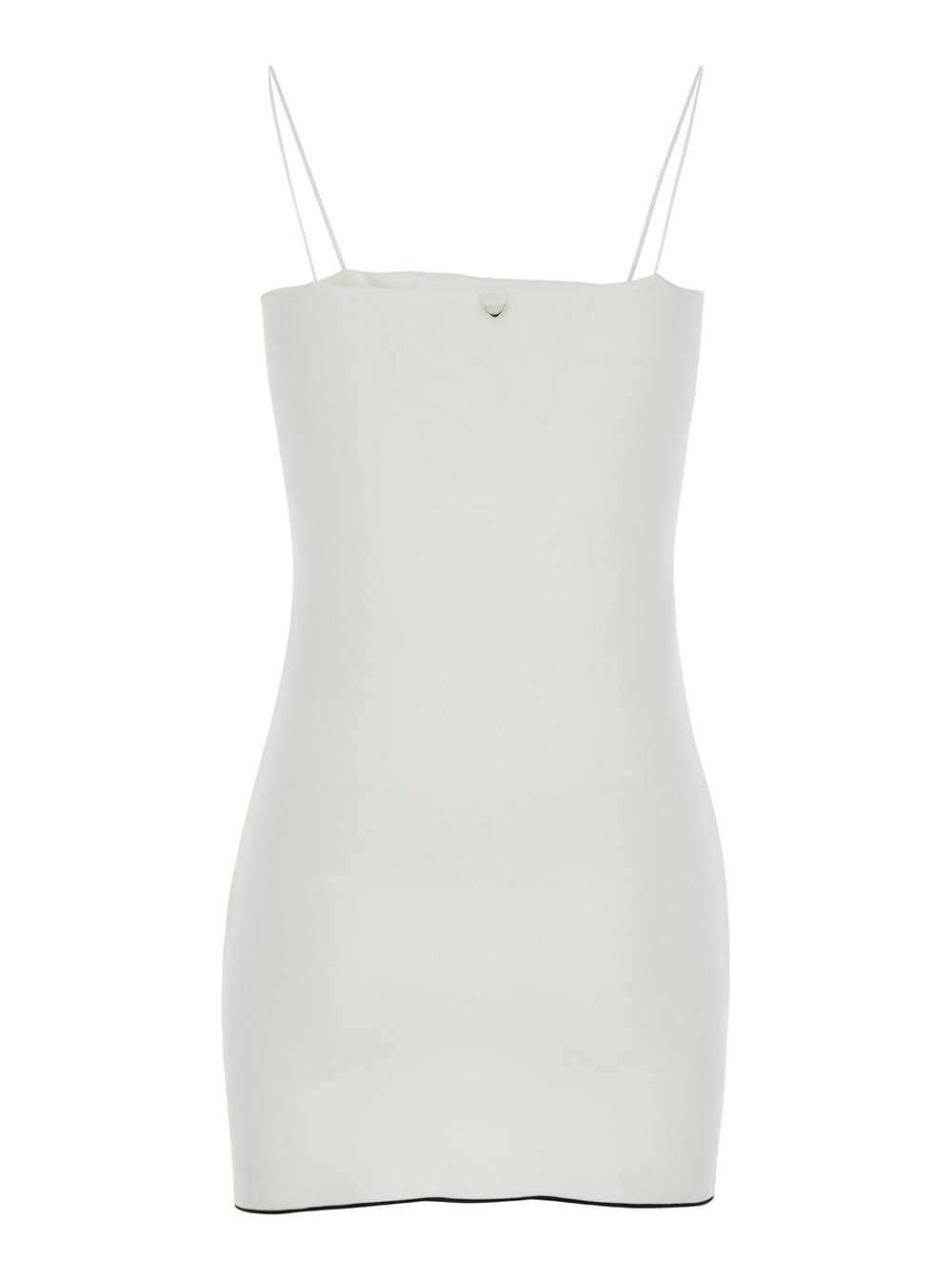 White Mini Dress La Mini Robe Aro In Viscose Woman