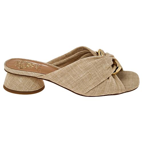 Liane Ornamented Slide Sandal - Sapphire Stripe