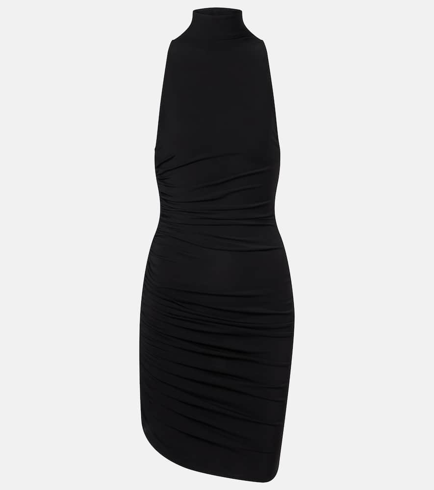 Piazza gathered minidress