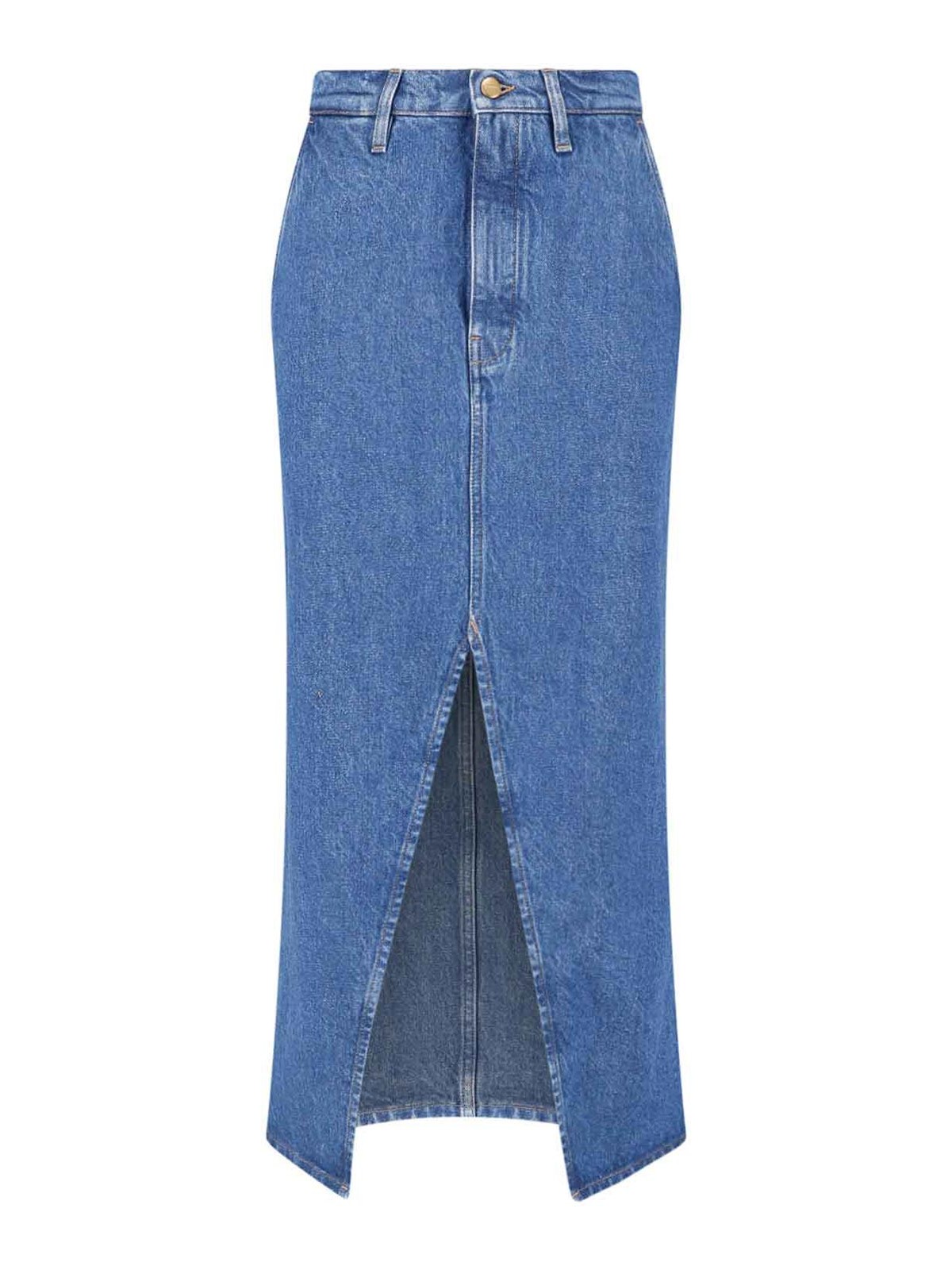 Denim Midi Skirt
