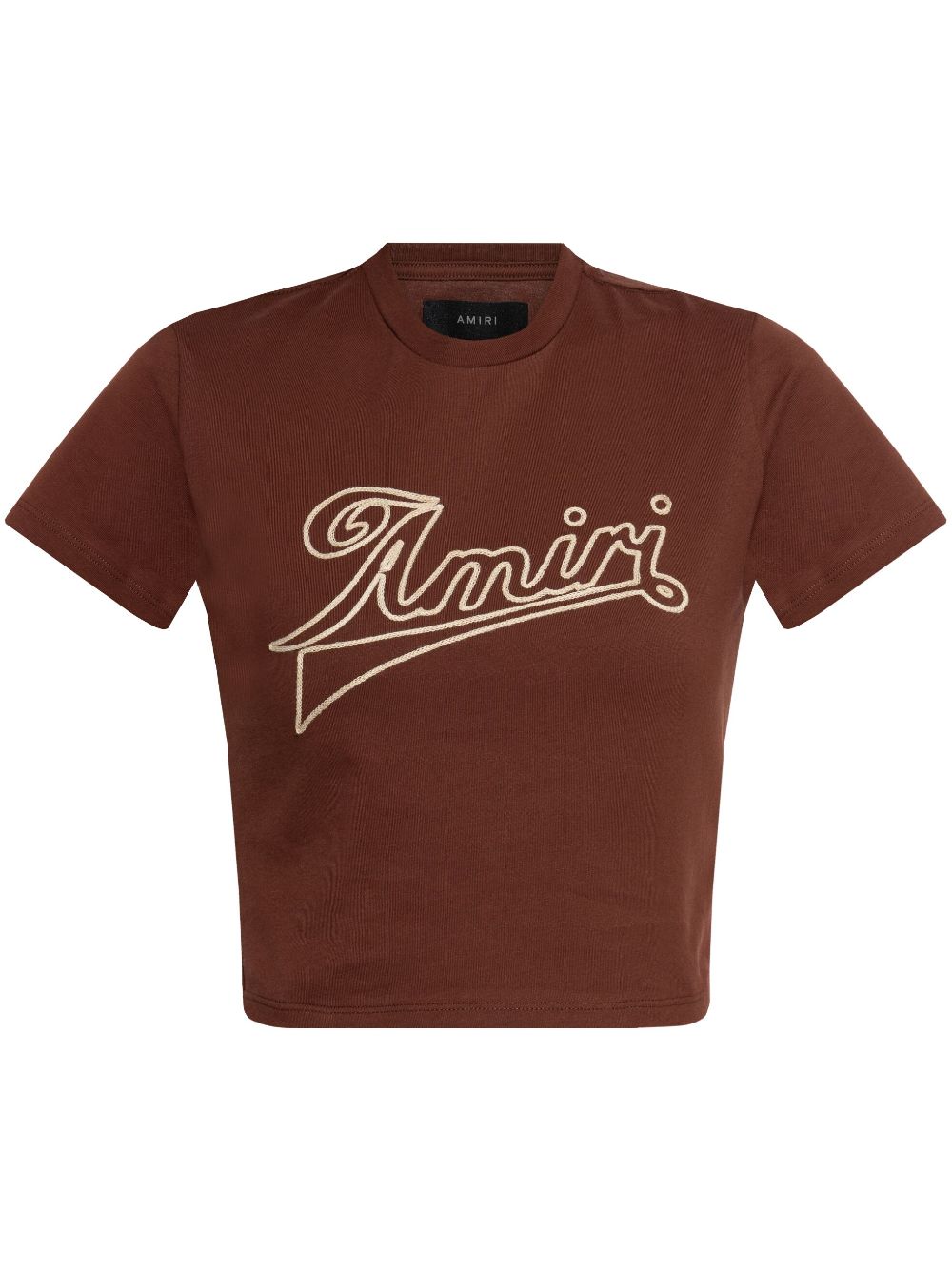 Logo-print t-shirt - Brown