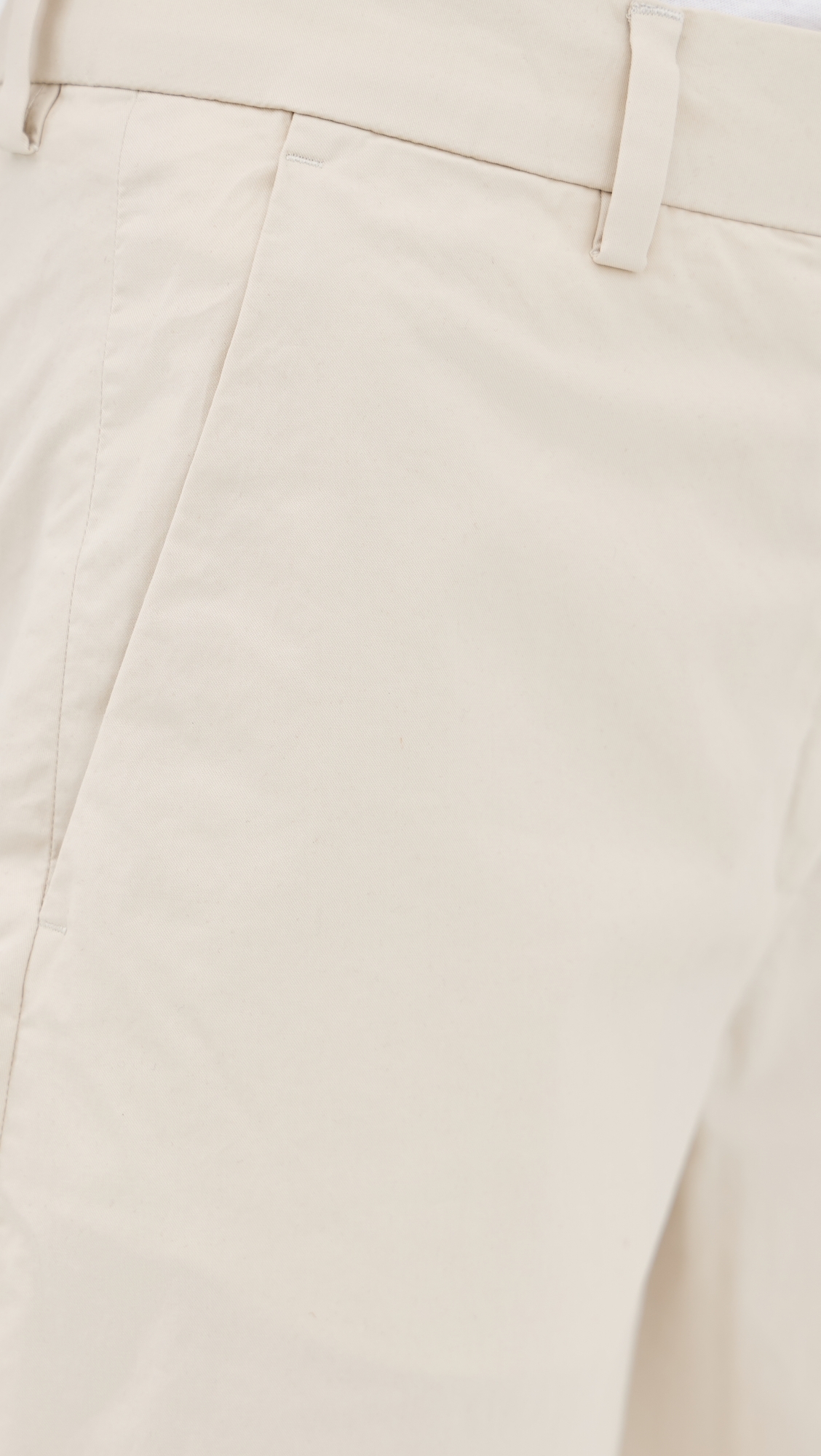 Barrel Leg Trousers Light Beige