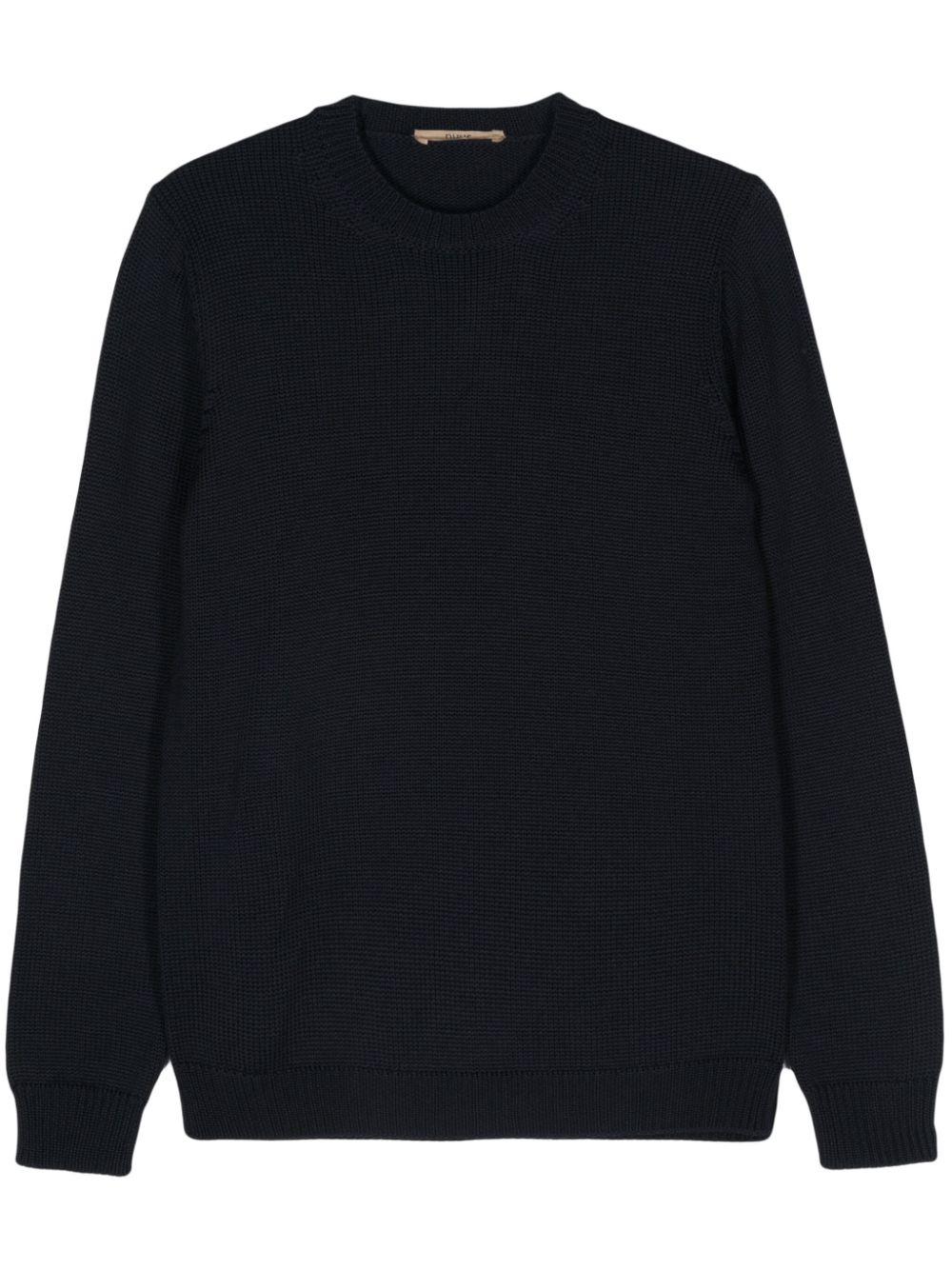 Long-sleeve merino jumper - Blue