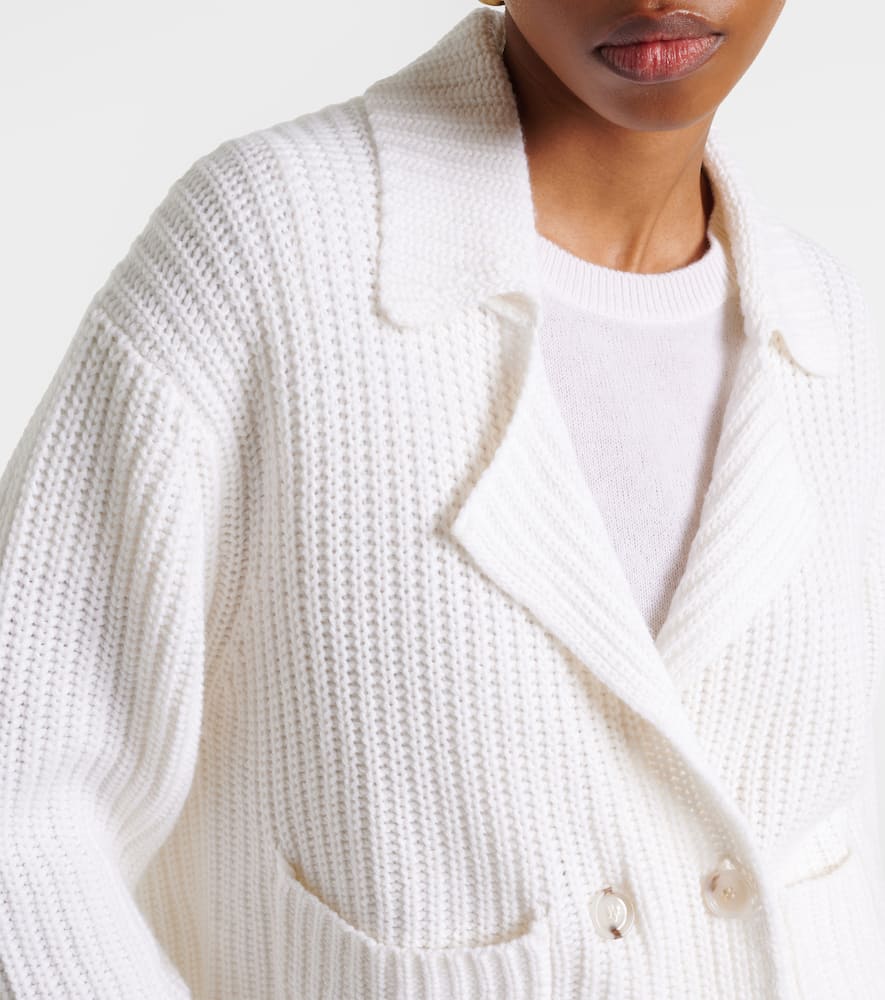 Cotton and cashmere cardigan