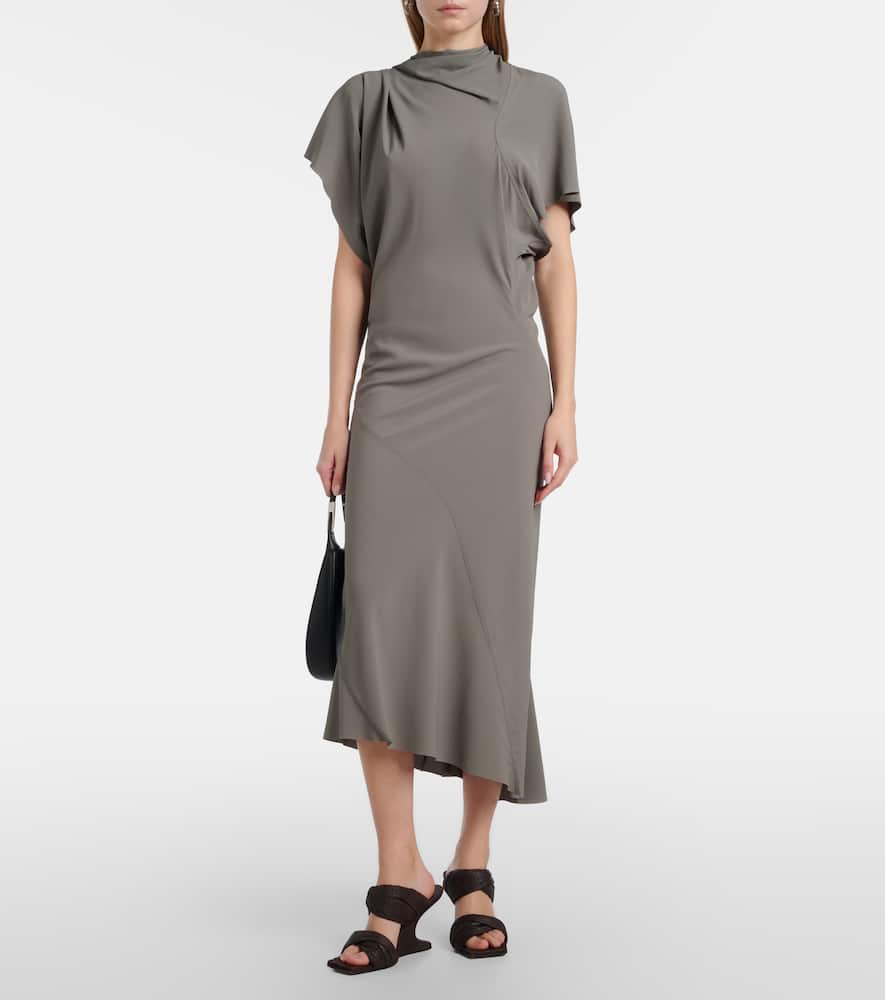 Seb draped midi dress
