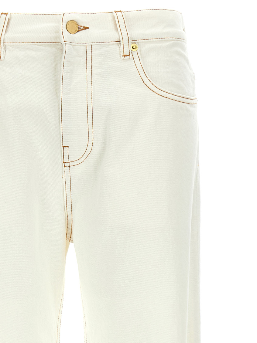 Darkpark - marion straight jeans belt loops pockets contrast