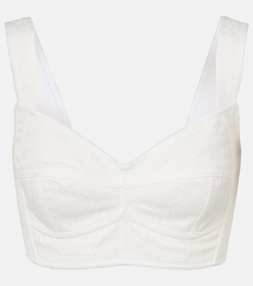 Scalloped bra top