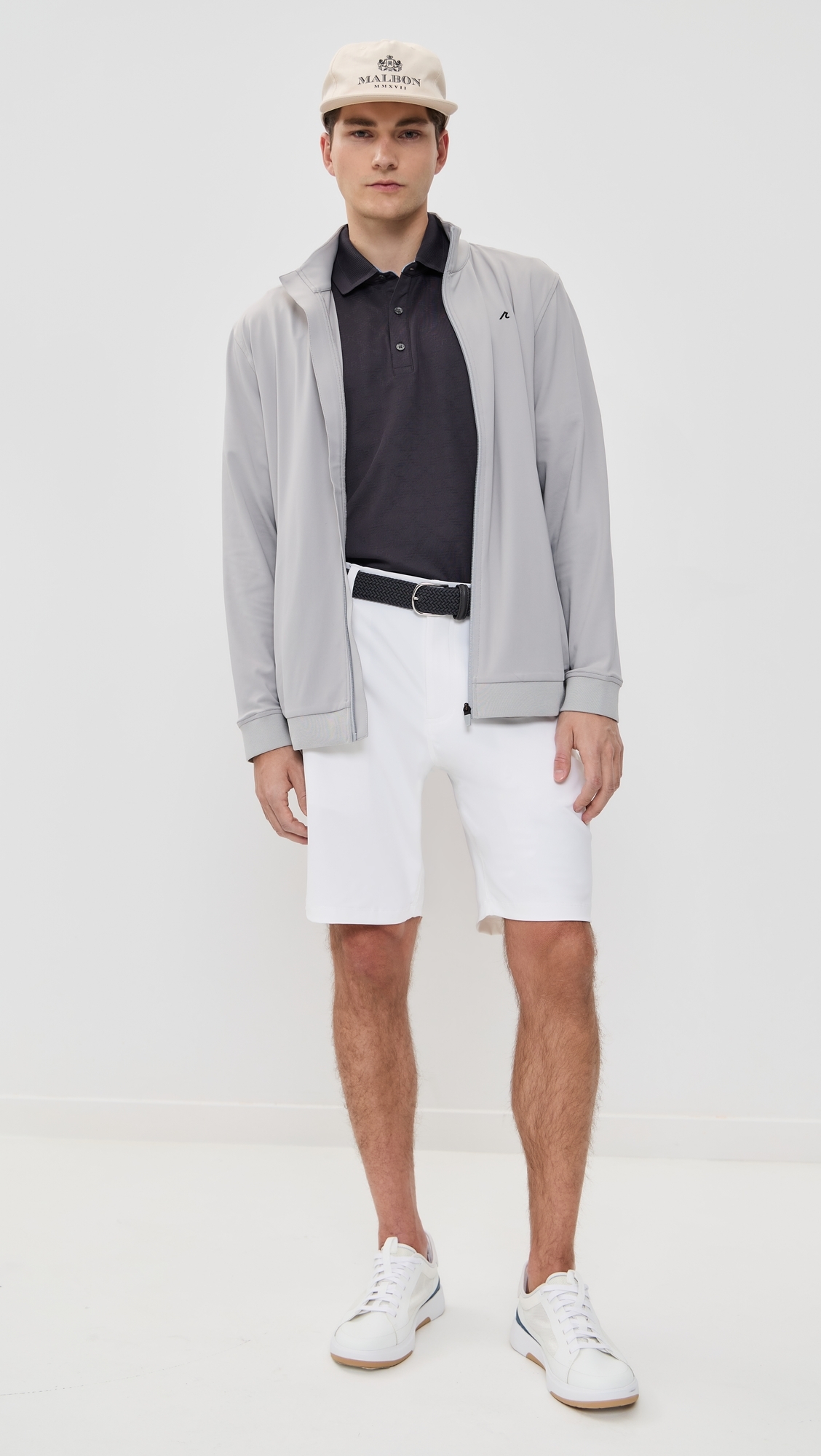 Varick Pull On Shorts 9 Bright White