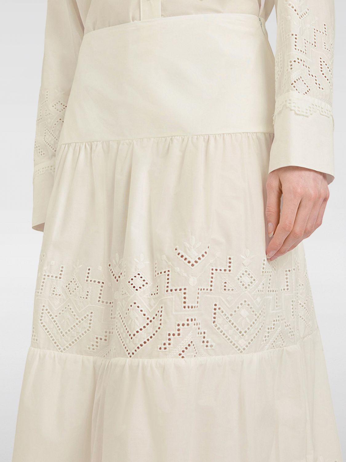 MOMONÌ Skirt Woman color Cream