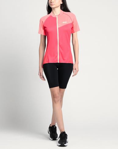 Woman Sweatshirt Salmon pink Size M Polyester