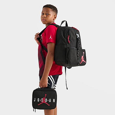 Kids Air Lunch Bag (3L) and Backpack (18L) in Black/Red