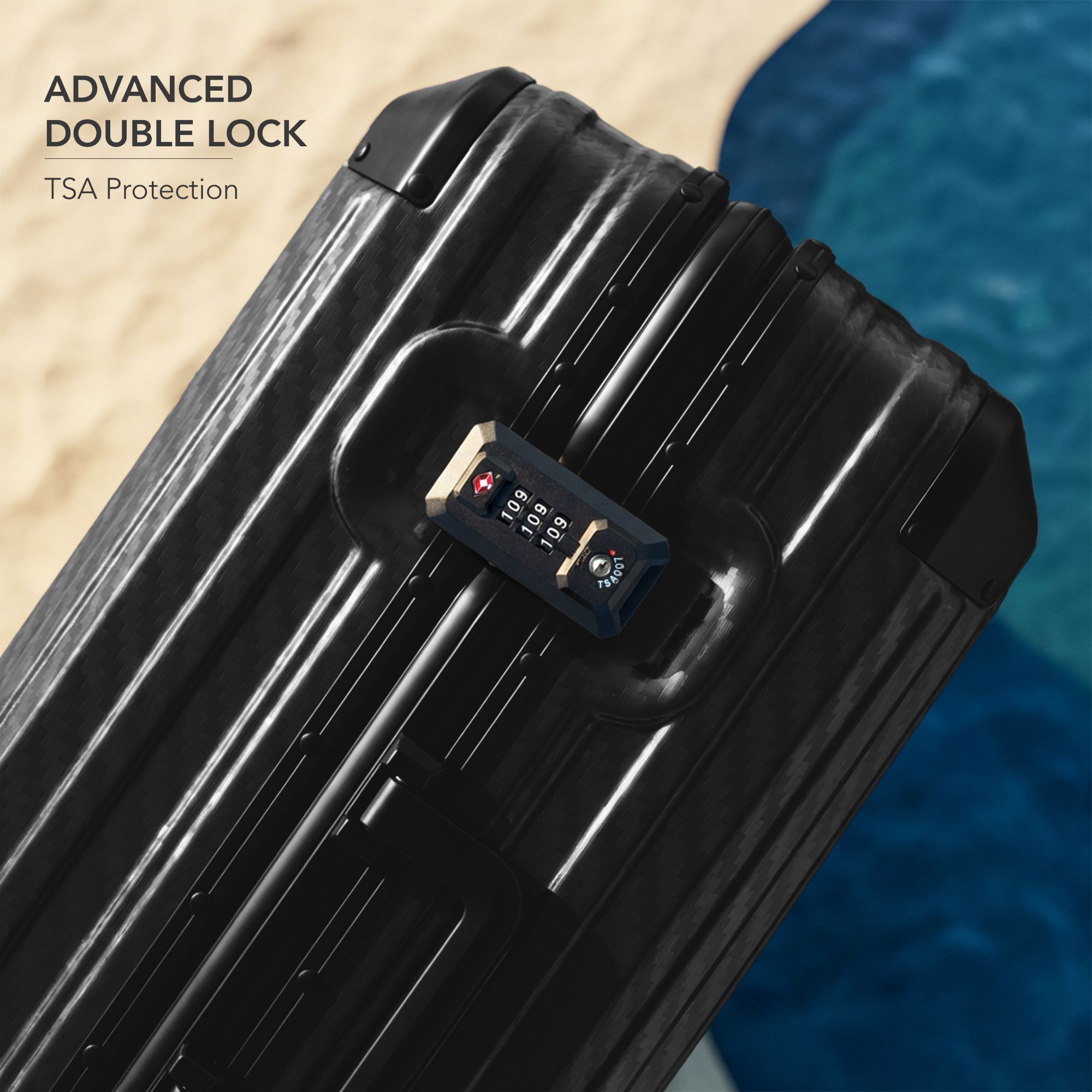 Lugg Solo Explorer 28” Suitcase, 106L 75X52X31Cm – 5 Year Warranty In Black