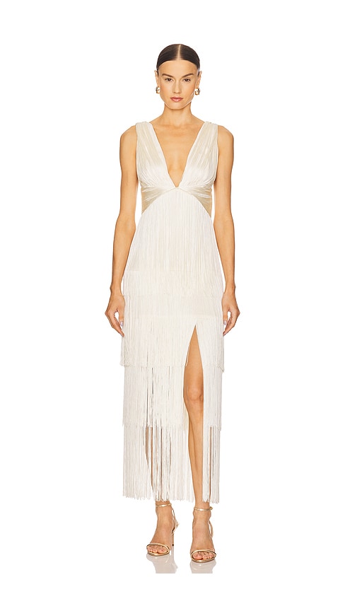 Michael Costello x REVOLVE Skylar Maxi Dress in Ivory. XXS also in