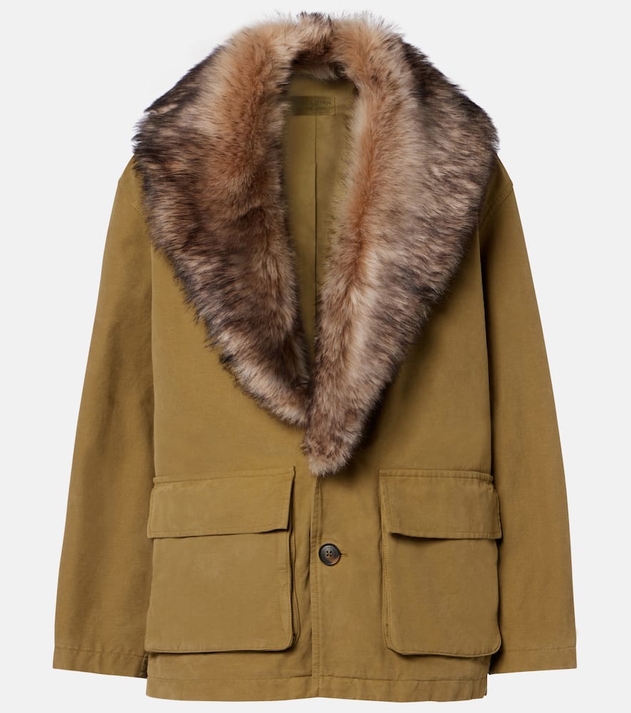 Ronay shearling-trimmed cotton parka