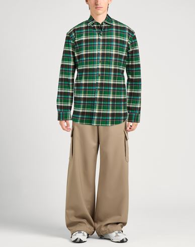 Man Shirt Green Size 17 ½ Cotton