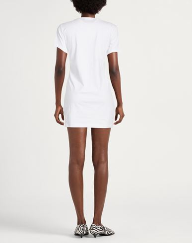 Woman Mini dress White Size XS Cotton