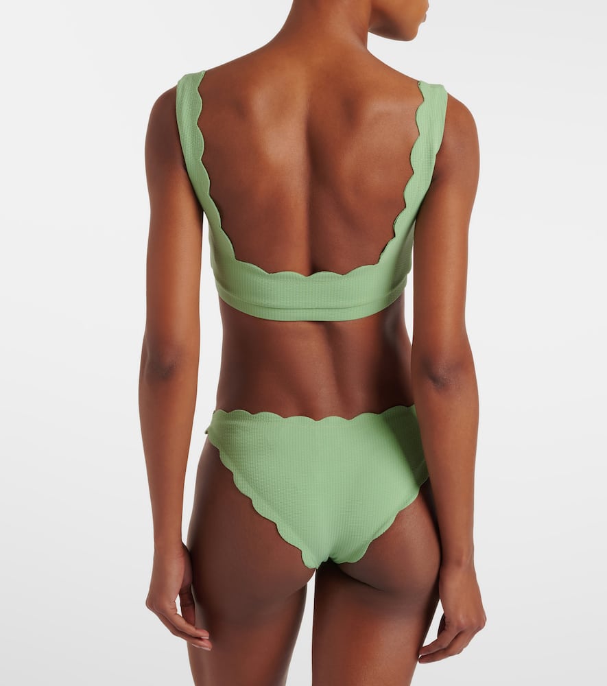 Palm Springs scalloped bikini top