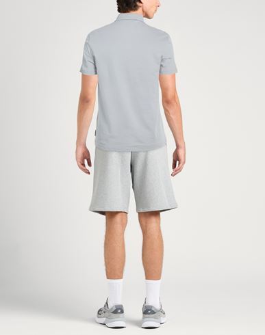 Man Polo shirt Light grey Size L Cotton