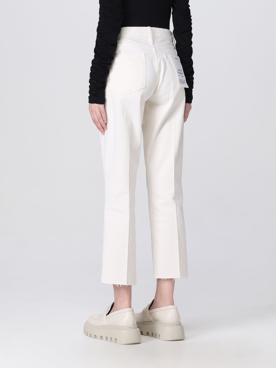 Le High Ankle Straight Leg Jeans in Au Natural