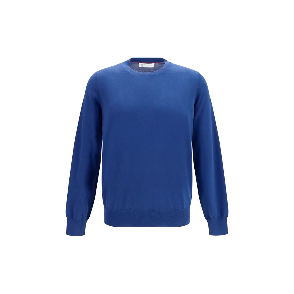 Cotton Sweatshirt — Blue