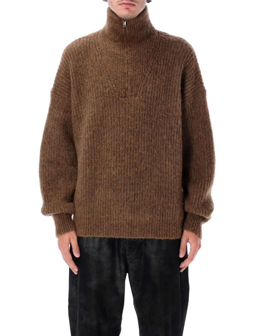 Isabel Marant - half zip sweater high collar